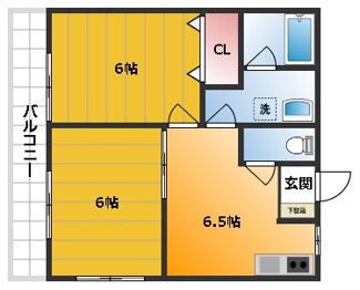 【間取り】 | シティパレスタカハシ