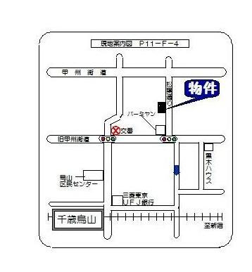 【地図】 | サンハイツ-南烏山4丁目-