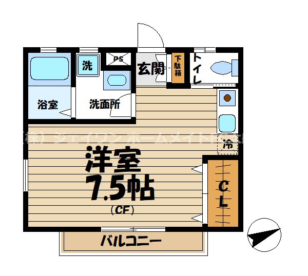 【間取り】 | メゾン・ハピネス