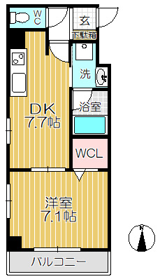 【間取り】 | ＳＭＫ福住（エスエムケイ） | 01号左右反転