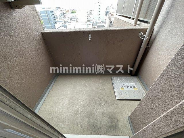 セレッソコート上本町EASTのバルコニー