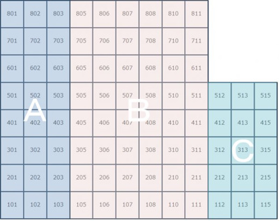 【区画図】 | A・City朝日町