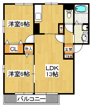 ボナールⅣの間取り