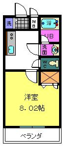 和歌山市今福５丁目のアパートの間取り