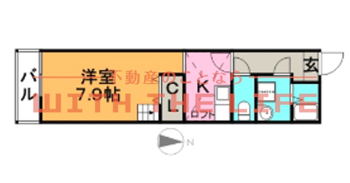 サンマリノ津福【キャッシュバック対象物件】の間取り