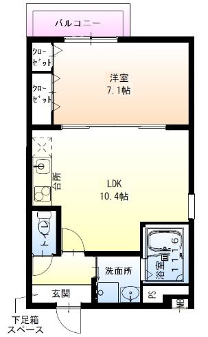 【間取り】 | フジパレス堺諏訪森サウス