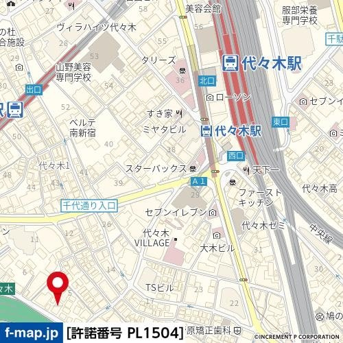 【地図】 | Le-lion代々木