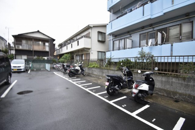 【その他共用部分】 | セントラルハイツ小倉 | バイク置場です。