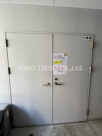 グランカリテ天神橋のその他共用部分|敷地内ゴミ置き場です