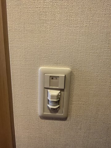 グランカリテ天神橋の玄関|便利なセンサーライトです