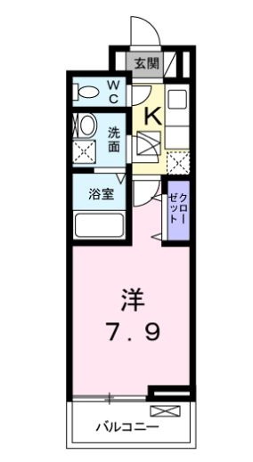 ソフィアフルールⅡの間取り