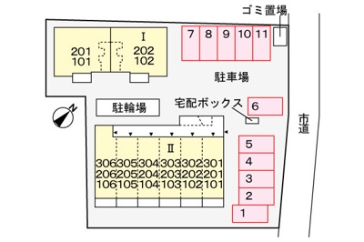 【区画図】 | ソフィアフルールⅡ