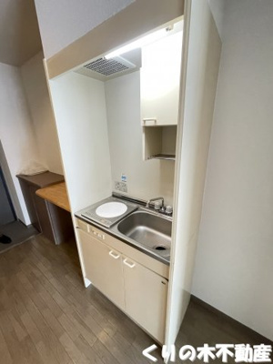 【キッチン】 | フィネス今治 | コンパクトなキッチンで掃除もラクラク