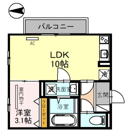 【間取り】 | アクシス北野田