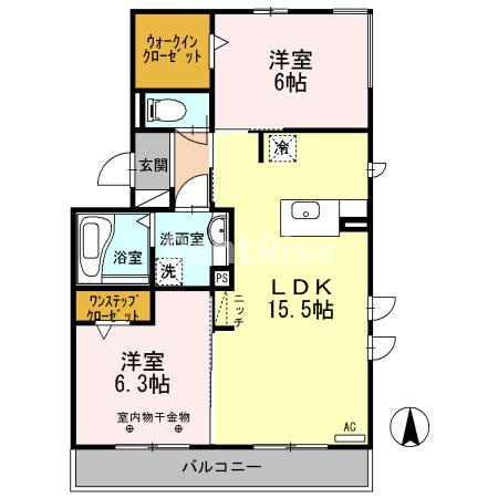 ラ・グラシューズの間取り