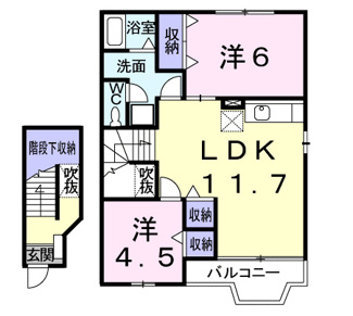 【間取り】 | エスポワール