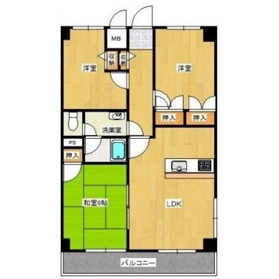 【間取り】 | パークヒルズ老司