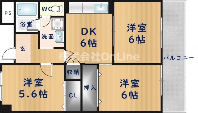 【間取り】 | シャンポール東大阪