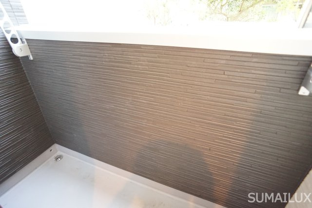 熊本市中央区坪井５丁目のアパートのバルコニー