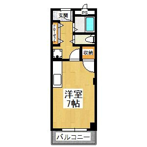【間取り】 | キューデンス21 Ｂ棟