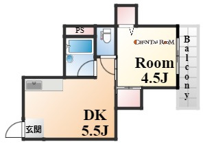 大石マンションの間取り