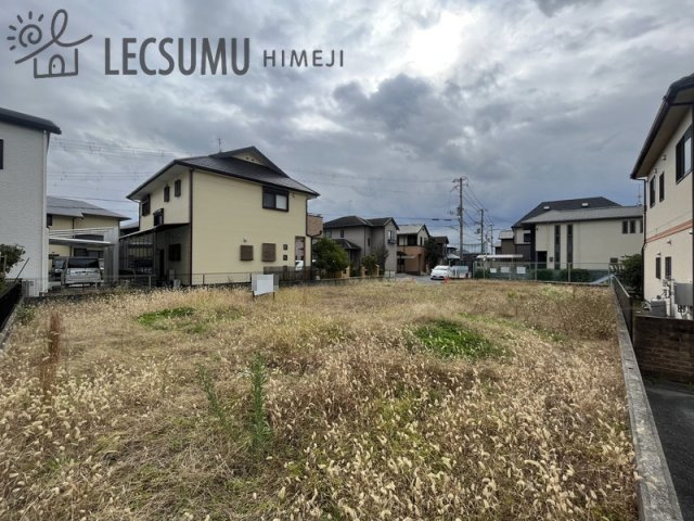 姫路市書写／2区画の前面道路含む現地写真