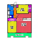 【間取り】 | ヴェルドミールⅡの間取り