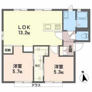 【間取り】 | ロジュマンイズミＢＣＤ棟