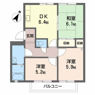 【間取り】 | パル今福