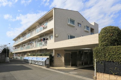 【外観】 | サンシャインマンション | 外観タイル貼りで綺麗です。閑静な住宅街に立地です。