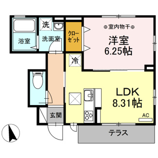 【間取り】 | セレシェイラ弐番館