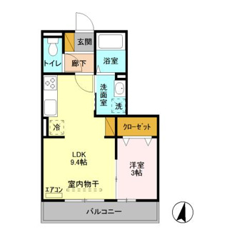 【間取り】 | ルナ・エスポワール