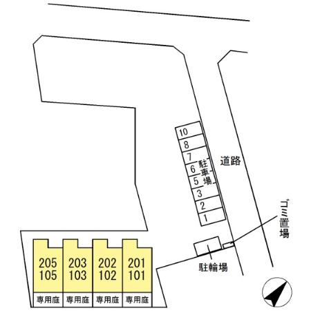 ラポールの区画図