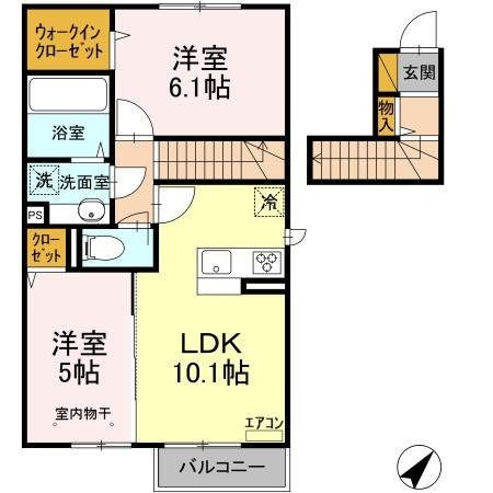 ラポールの間取り