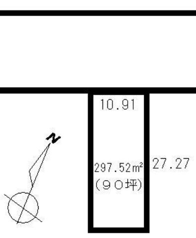 【土地図】 | 網走郡津別町本町１１７番地　売地