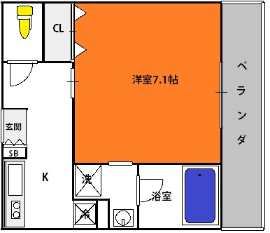 【間取り】 | ステディー八戸ノ里