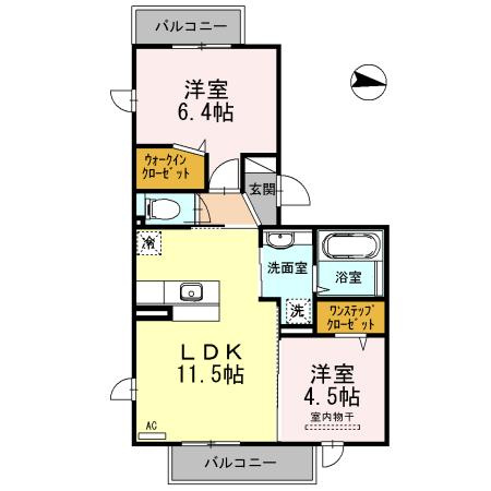 ファミリア金剛の間取り