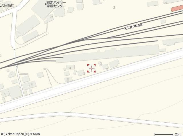 網走市新町３丁目７７番１　売地の地図