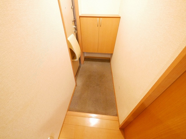 グランシャリオⅠの玄関|収納もある玄関です