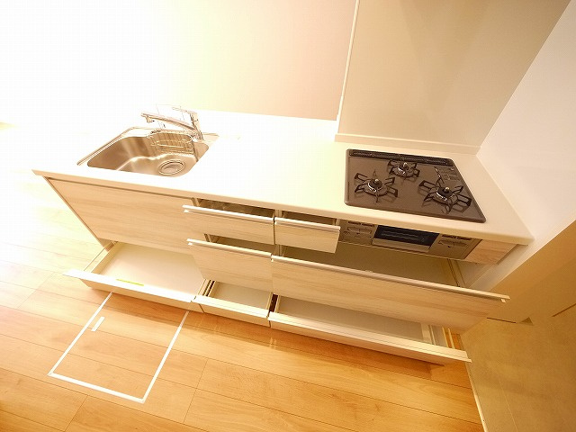リヴィエール法華寺のキッチン|使いやすいキッチンです
