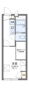 【間取り】 | レオパレスヤングフォレストA