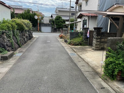 【前面道路含む現地写真】 | 城陽市久世下大谷　売土地