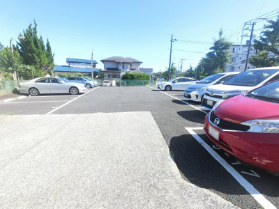 【駐車場】 | 上中里団地２５号棟 | 平置き駐車場です。