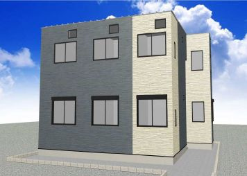 【外観】 | (仮称)青井二丁目6Ｂ　Apartment | 外観パース