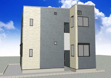 【外観】 | (仮称)青井二丁目6Ｂ　Apartment | 外観パース