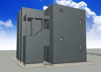【外観】 | (仮称)青井二丁目6Ｂ　Apartment | 外観パース