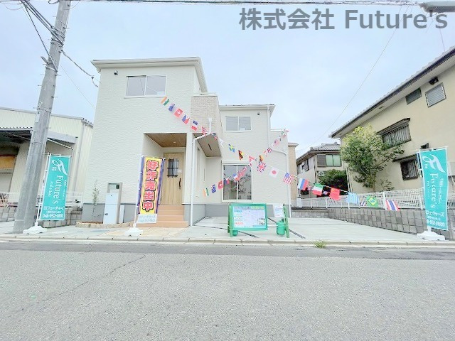 三郷市早稲田6丁目　新築戸建　全3棟　1号棟の外観|物件の詳細や住宅ローン等もお気軽にご相談下さいませ。