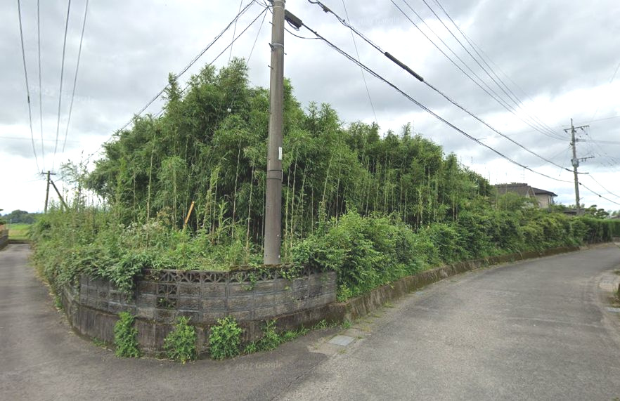都城市金田町の売地の外観