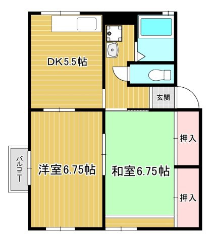 【間取り】 | サンハイツ