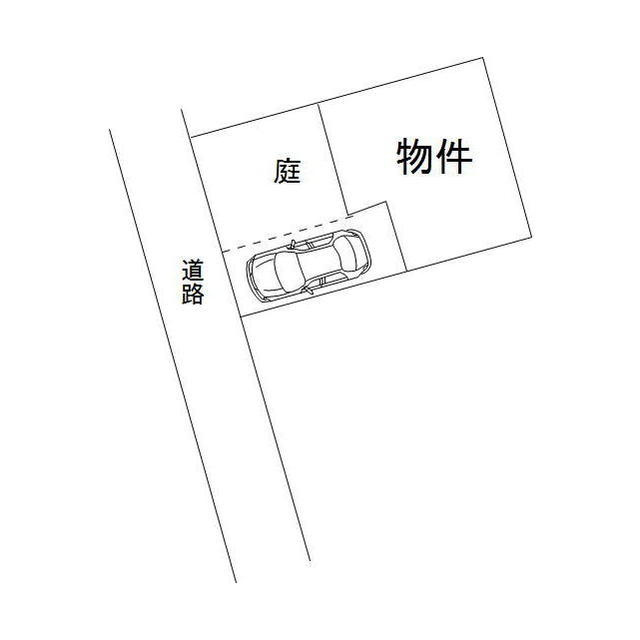 岩田貸家の駐車場|配車図